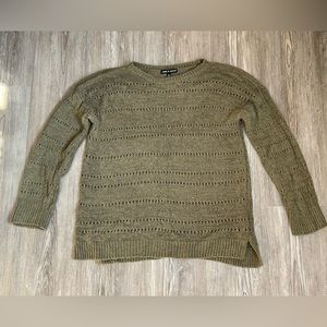 Cable and Gauge Olive Sweater Size S